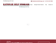 Tablet Screenshot of katonahselfstorage.com